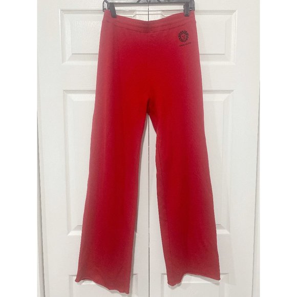 Anne Klein Red Wide Leg Lounge High Rise Pants Size Large - Picture 2 of 8